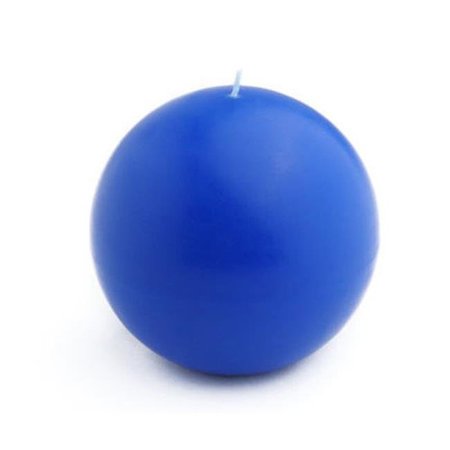 ZEST CANDLE Zest Candle CBZ-031 4 in. Blue Ball Candles -2pc-Box CBZ-031